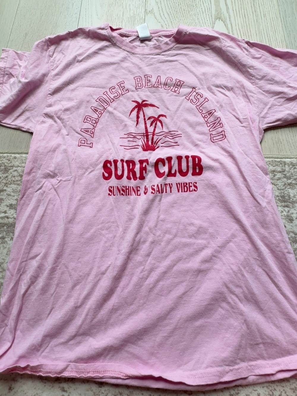 Altar’d State Pink Surf Club Graphic Tee - Paradise Beach Island